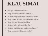 Skaidrės. Šiltnamio efektas 12 puslapis