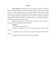 Finansinė apskaita ir mokesčiai: kursinis 4 puslapis