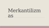 Merkantilizmas