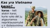 Vietnamo karas. Pristatymas 2 puslapis