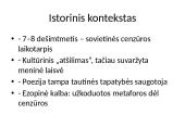 XX a. 7–8 deš. lietuvių poezija 2 puslapis