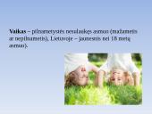 Vaikų teisės ir pareigos (skaidrės) 2 puslapis