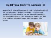 Vaikų teisės ir pareigos (skaidrės) 11 puslapis
