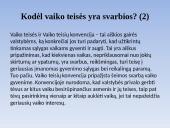 Vaikų teisės ir pareigos (skaidrės) 12 puslapis