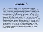 Vaikų teisės ir pareigos (skaidrės) 6 puslapis