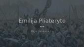 Emilija Pliaterytė