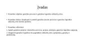 Gamybos procesai ir gamybos logistikos užduočių sritys