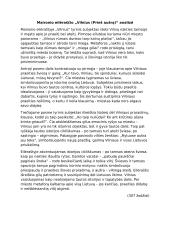Maironio eilėraščio „Vilnius (Prieš aušrą)“ analizė 1 puslapis