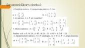 Matricos, veiksmai su matricomis 14 puslapis