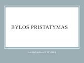 Baudžiamosios bylos pristatymas