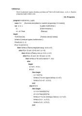 Free Pascal užduotys 16 puslapis