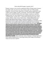 Koks turėtų būti žmogaus ir gamtos ryšys?