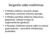 Vaiko slauga ligoninėje (skaidrės) 3 puslapis