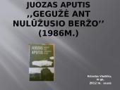 Juozas Aputis ,,Gegužė ant nulūžusio beržo’’ 