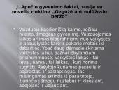 Juozas Aputis ,,Gegužė ant nulūžusio beržo’’  3 puslapis