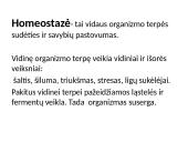 Homeostazė. Vidinė organizmo terpė 4 puslapis