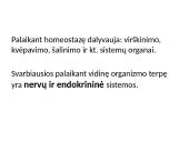 Homeostazė. Vidinė organizmo terpė 6 puslapis