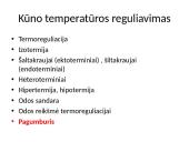 Homeostazė. Vidinė organizmo terpė 9 puslapis
