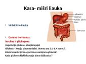 Organizmui būtina pastovi gliukozės koncentracija