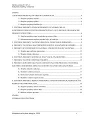 Statybos projektų valdymas. Praktinis darbas