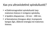 Ultravioletinė spinduliuotė (skaidrės) 3 puslapis