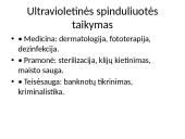 Ultravioletinė spinduliuotė (skaidrės) 8 puslapis