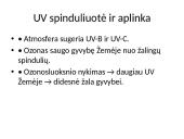 Ultravioletinė spinduliuotė (skaidrės) 9 puslapis