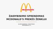 Žaidybinimo sprendimas Mcdonald‘s prekės ženklui