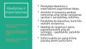 Naujųjų laikų filosofija. Idealizmas ir materializmas 2 puslapis
