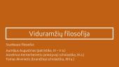 Viduramžių filosofija (skaidrės) 1 puslapis