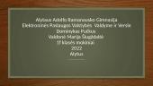 Elektroninės paslaugos valstybės valdyme ir versle