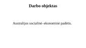 Australijos socialinis–ekonominis pristatymas 2 puslapis