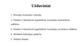 Australijos socialinis–ekonominis pristatymas 4 puslapis