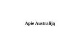 Australijos socialinis–ekonominis pristatymas 6 puslapis