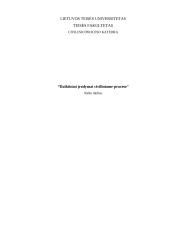 Daiktiniai įrodymai civiliniame procese