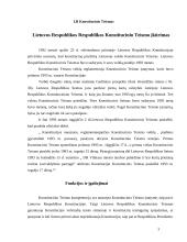 Lietuvos respublikos Konstitucinis Teismas
