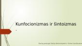 Kunfocionizmas ir šintoizmas