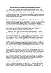 Platono idėjų teorijos įtaka šiuolaikiniam pasaulio suvokimui