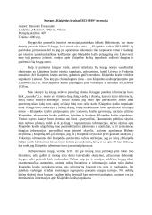 Knygos „Klaipėdos kraštas 1923-1939“ recenzija