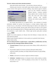 Ms Excel: duomenų sąrašai, kūrimas, apdorojimas 7 puslapis