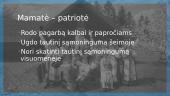Mamatės paveikslo prezentacija 5 puslapis
