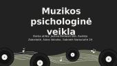 Muzikos psichologinė veikla