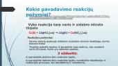 Pavadavimo reakcijos druskų tirpaluose (skaidrės) 10 puslapis