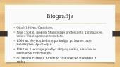 Baroko epocha ir žymiausi kūrėjai: Radvilos Našlaitėlio „Kelionė į Jeruzalę“ ir Motiejaus Kazimiero Sarbievijaus odės 4 puslapis