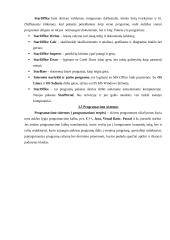 Programinės įrangos apžvalga ir jos tobulinimo tendencijos 11 puslapis