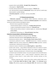 Programinės įrangos apžvalga ir jos tobulinimo tendencijos 9 puslapis