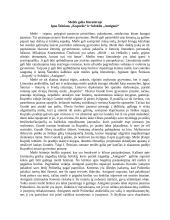 Meilės galia literatūroje. Igno Šeiniaus „Kuprelis“ ir Sofoklio „Antigonė“