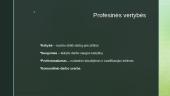 Pasirinktos profesijos analizė 8 puslapis