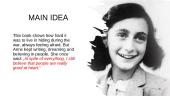 The Diary of Anne Frank by Anne Frank. Knygos anglų kalba pristatymas 7 puslapis