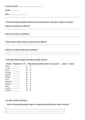 Pasaulio pažinimo pamokos planas.  Tema: Kaip keičiasi oro temperatūra per metus? 3 puslapis